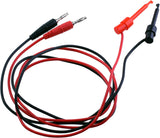 Tekpower TL18 Banana Plugs to Minigrabbers Test Leads, 38 Inches, 2 Sets per Pack