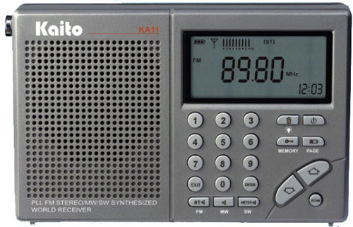 Kaito KA11 Pure Digital Shortwave AM FM Stereo Portable World Radio Receiver