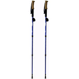 Hikker HP-5 Anti-Shock Hiking Pole, 2-Pack, Anti Shock Hiking/Walking/Trekking Trail Poles - 1 Pair with Compass & Thermometer