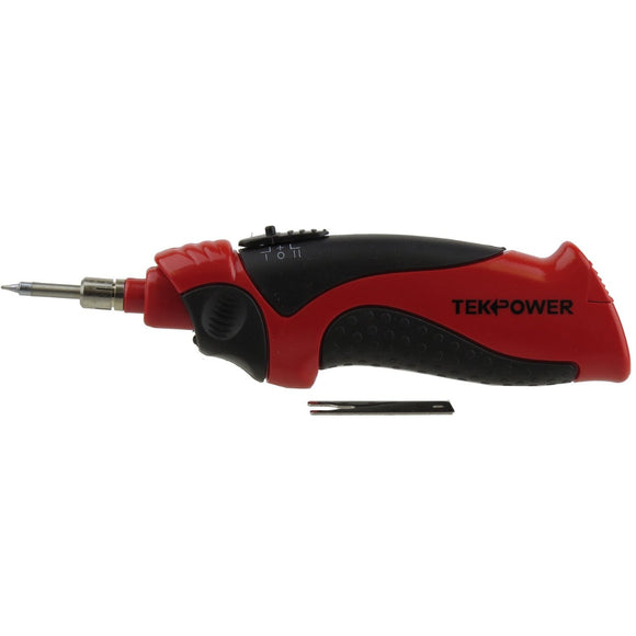 Tekpower TP-09 Cordless Soldering Iron, Battery Powered Solder Iron with Spot Light