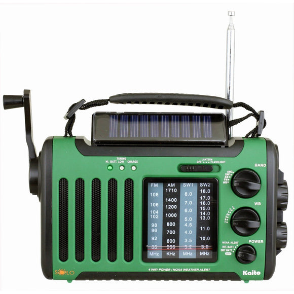Kaito KA220W Radio digital de bolsillo AM/FM con despertador y temporizador  de sueño, color blanco