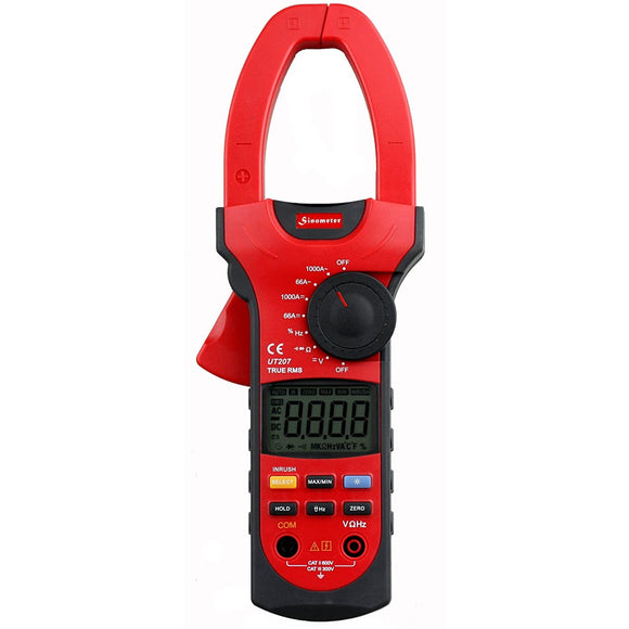 Sinometer Ruzgar Sinometer UT207 Professional In Rush True RMS Auto-ranging AC/DC Clamp ...