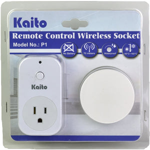 Kaito P1 Battery Free Wireless Wall Electrical Outlet Remote Switch Co –  Kaito Electronic Inc