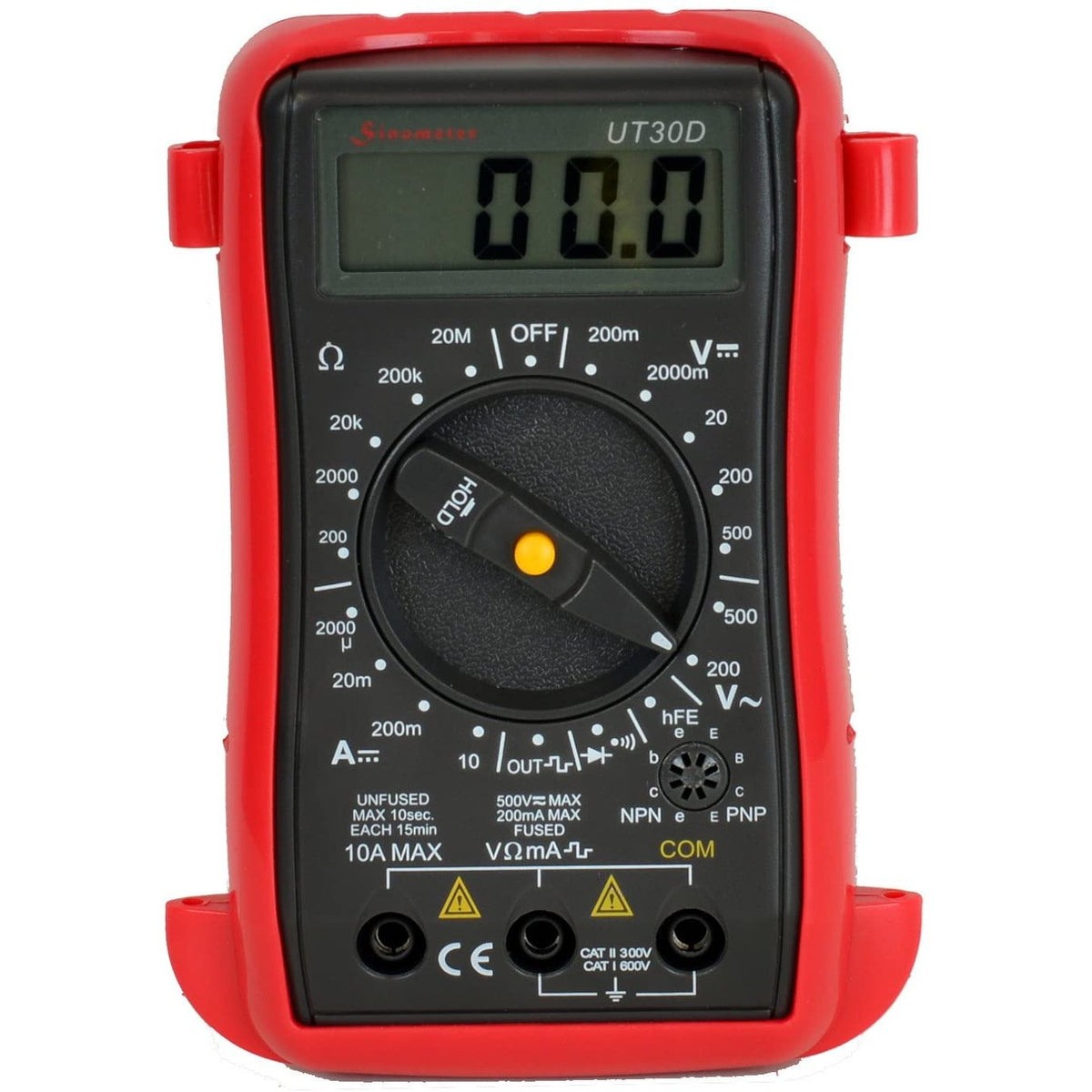 Sinometer UT30D Pocket-size Digital Multimeter with Square Wave Genera ...