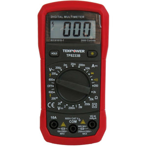TekPower TP8233B Digital Multimeter AC DC Voltage DC Current Resistance Tester
