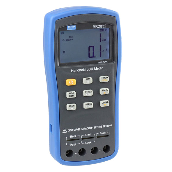 MCP BR2832 High Precision Digital LCR/LCZ Meter with 4 Selectable Signal Frequencies, 100Hz/120Hz/1KHz/10KHz