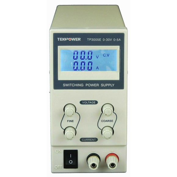 Tekpower TP3005E Adjustable Switching Type Power Supply Rated 30V 5A