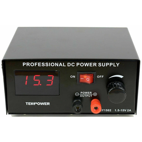 Tekpower TP1502 DC Power Supply for Tattoo 1.5-15V @ 2A