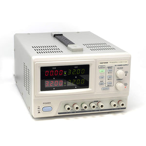 Tekpower TP3003PIII Programmable Variable Regulated Triple Output DC Power Supply, 0-30V at 0-3A