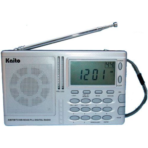 Kaito KA2031 AM/FM NOAA Wearther Radio with Alert & Sleep/Wake-up Time –  Kaito Electronic Inc