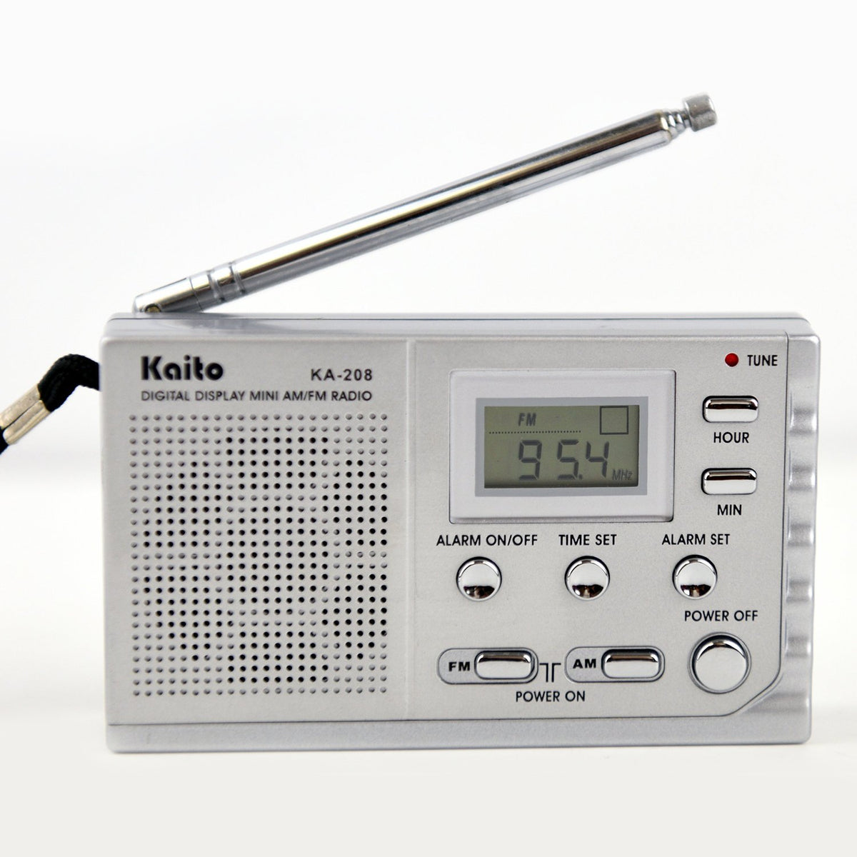 Kaito KA208 Super Mini Size AM/FM Radio with LCD Digital Display for F ...