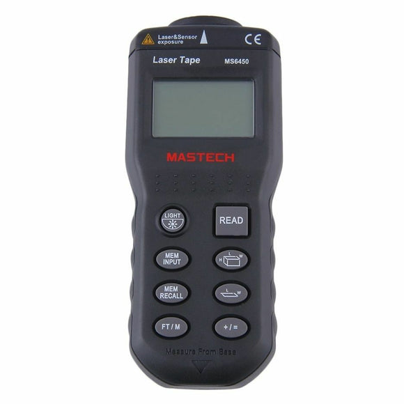 MASTECH MS6450 Ultrasonic Measure Distance Meter Laser Pointer Measure Green