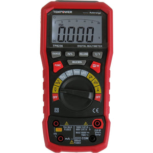 Tekpower TP8236 True RMS USB Digital Multimeter AC/DC Voltage Current Capacitance Frequency Resistance Temperature USB Date Logger