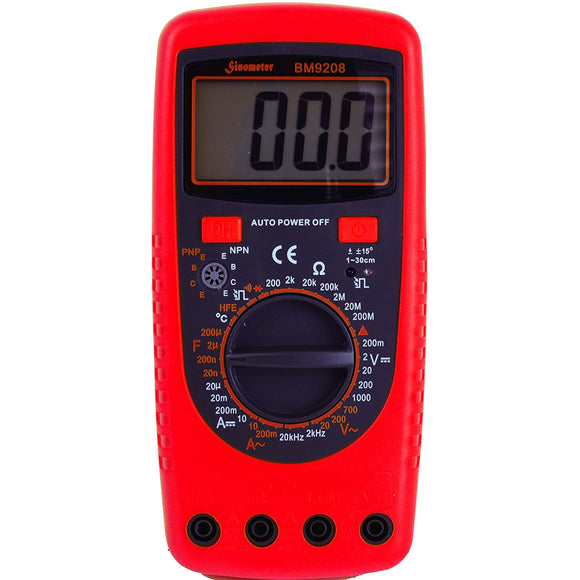 Sinometer BM9208 AC/DC Digital Multimeter with Remote Control Tester (Infrared only)