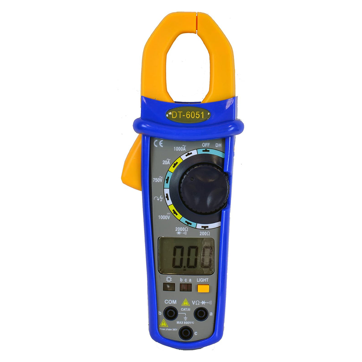 Sinometer 917 Sinometer Digital Clamp on Meter with Phase Rotation Indicator, DT6051 ...