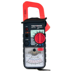Tekpower TP7112 Analog AC 500 Amp Clamp on Meter With a Manual Reading Lock Feature, High Accuracy