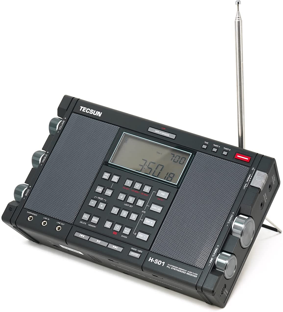 Tecsun H501 Digital Worldband AM/FM Shortwave Longwave Radio