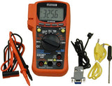 Tekpower DT9602R True RMS Auto/Manual Digital Multimeter with RS232 Optical Interface, Computer Connected