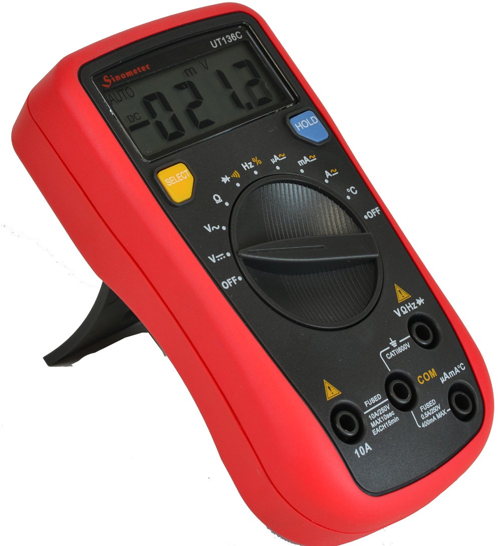 Sinometer UT136C Pocket-size AC/DC Digital Multimeter with Temperature ...