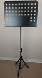 Hisonic 7112 Tripod Adjustable Orchestra Sheet Music Stand Black
