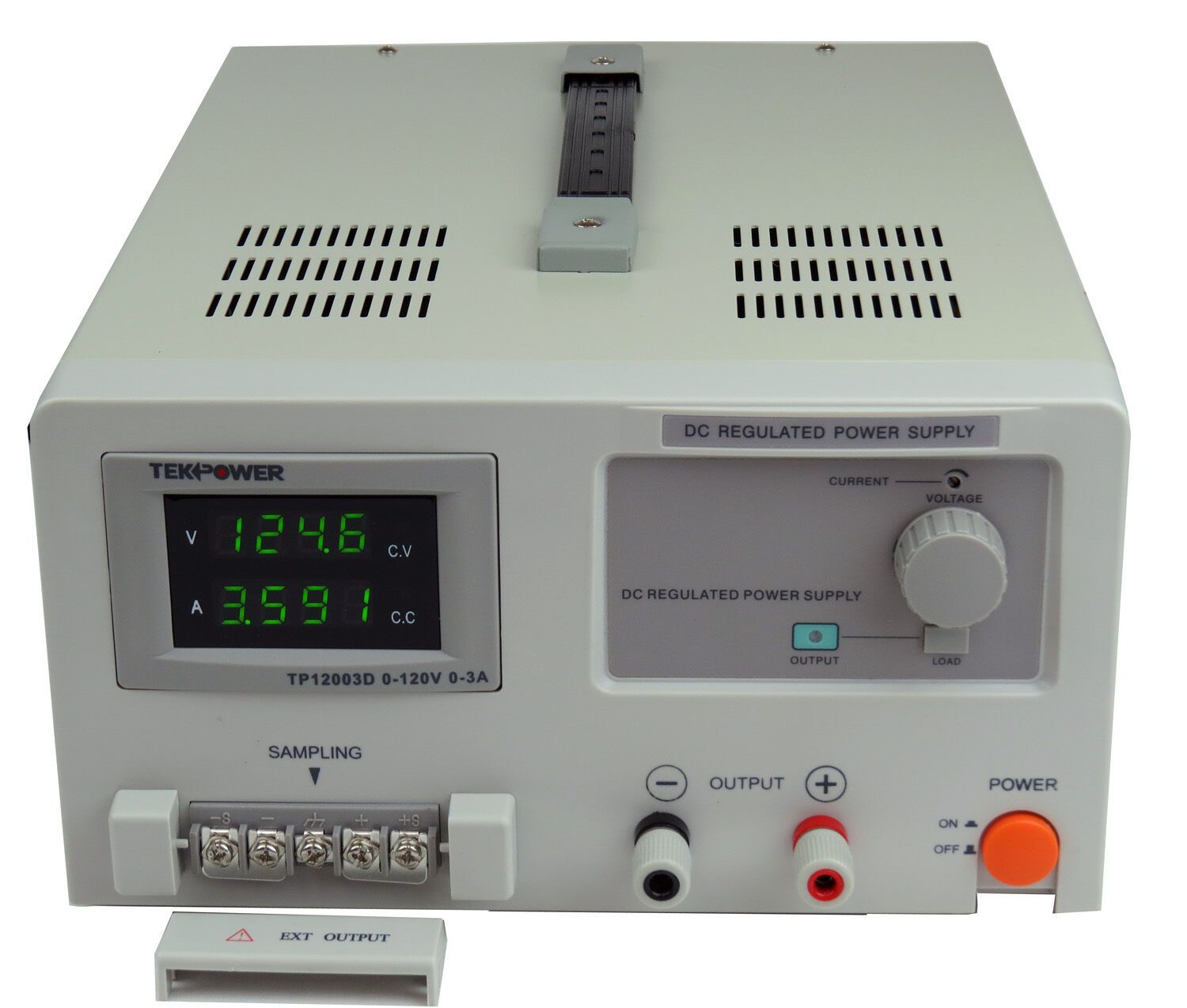 TekPower TP12003D DC Adjustable Linear Power Supply 120V 3A with