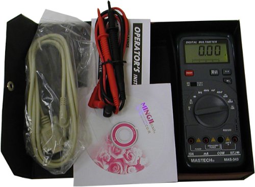 Tekpower OEM Mastech MAS343 Auto-ranging AC/DC Digital Multimeter