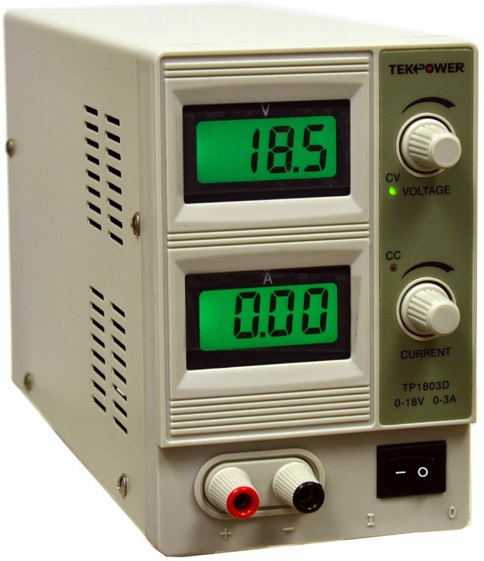 Tekpower TP1803D Variable Linear DC Adjustable Power Supply 0-18V