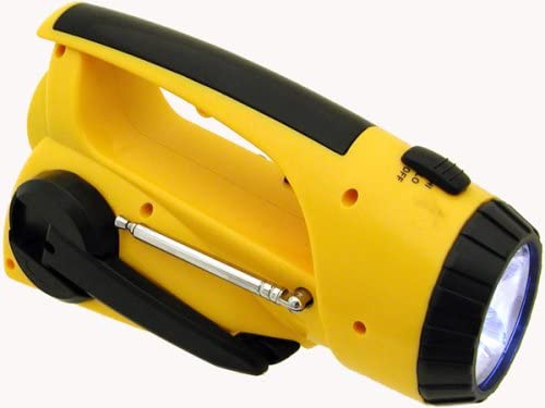 Kaito KA503 Emergency Wind-up 5-LED Flashlight with AM/FM Radio – Kaito ...