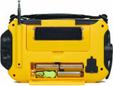 Kaito KA600 Digital Solar AM/FM/LW/SW Emergency Radio - Yellow