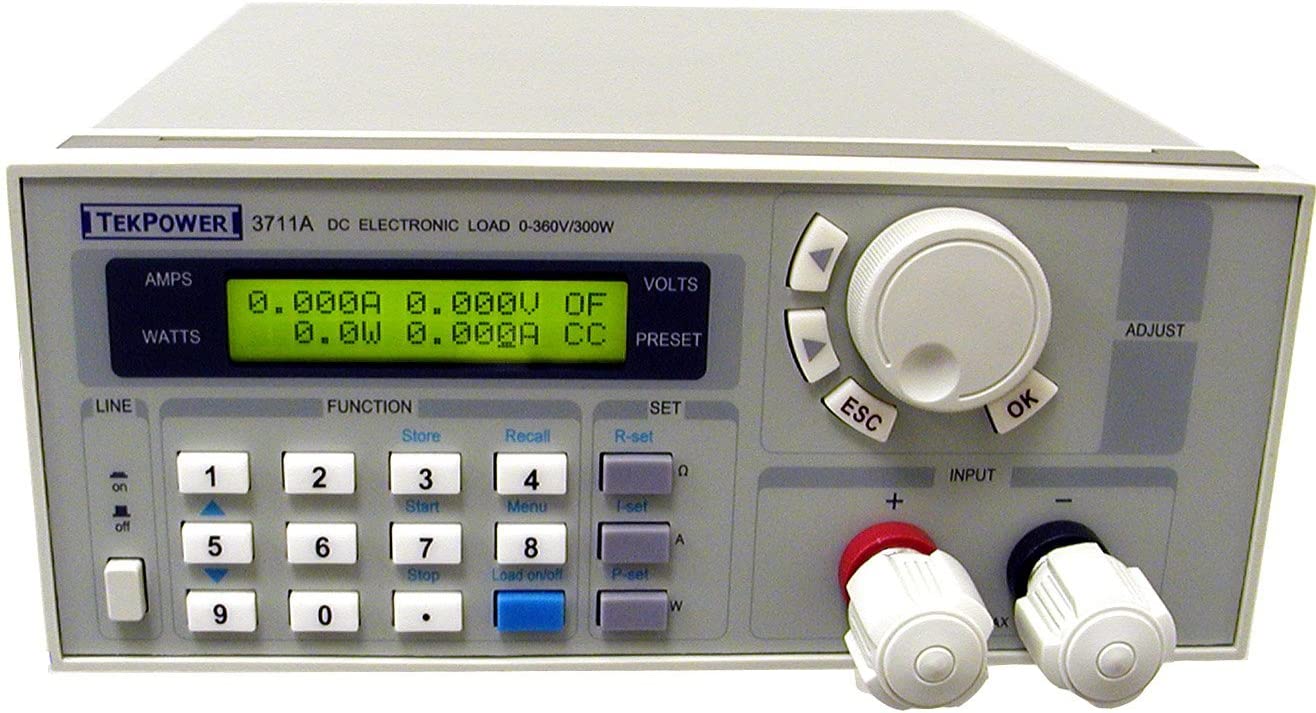 Tekpower TP3711A Programmable DC Electronic Load, 300 Watts with Part ...