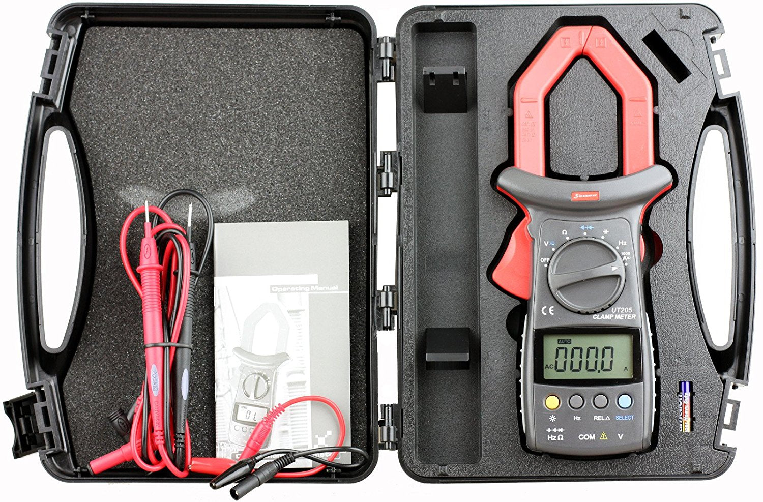 Sinometer Ruzgar Sinometer UT205 Auto Ranging AC 1,000 Amp Clamp Meter, Back Light, Fre ...