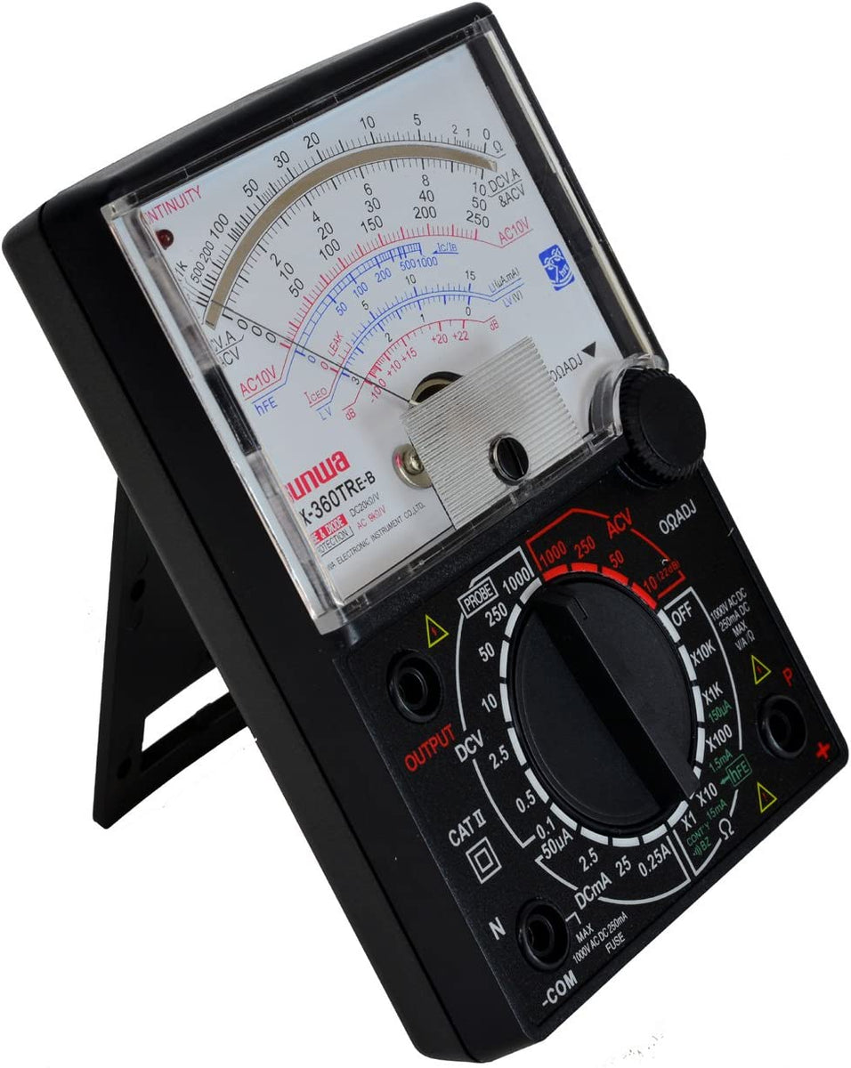Tekpower 8-Function 19-Range Analog Multimeter, YX360-TRE-B – Kaito ...