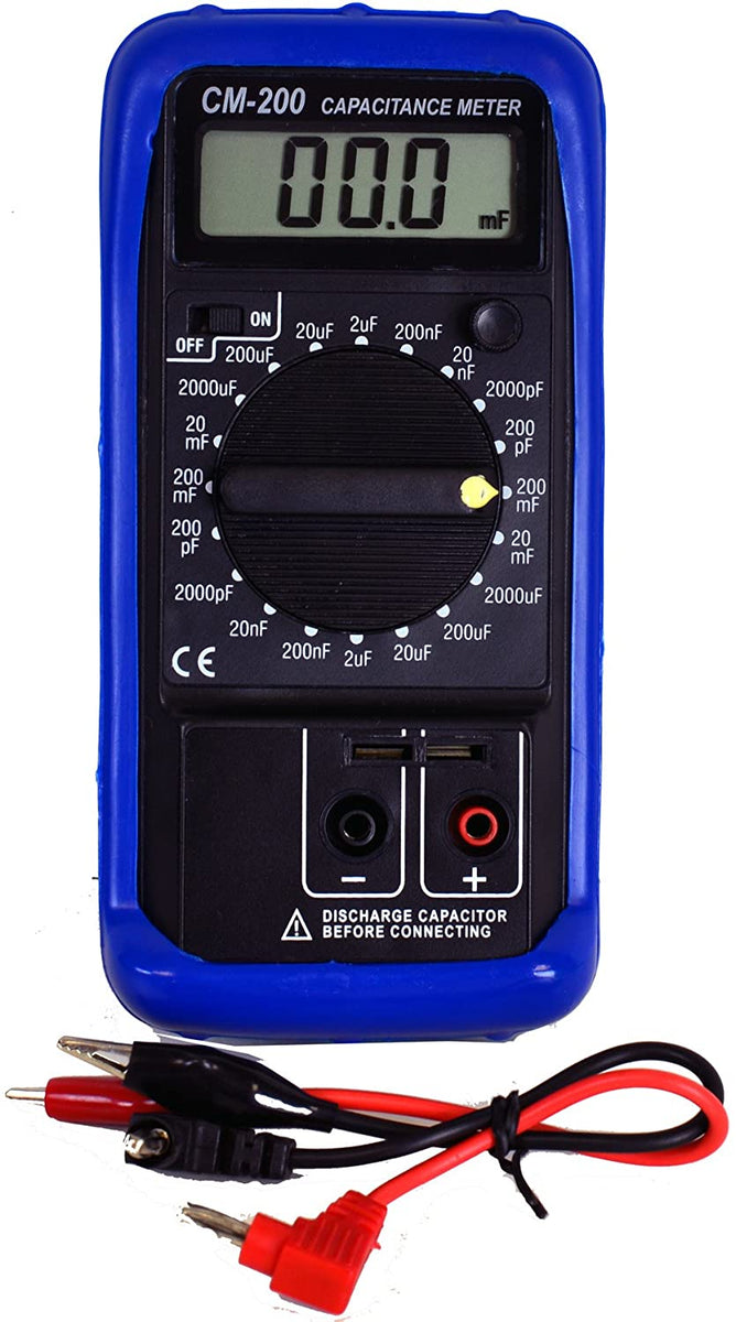 Sinometer CM200 Professional 10-range Capacitance Meter – Kaito ...