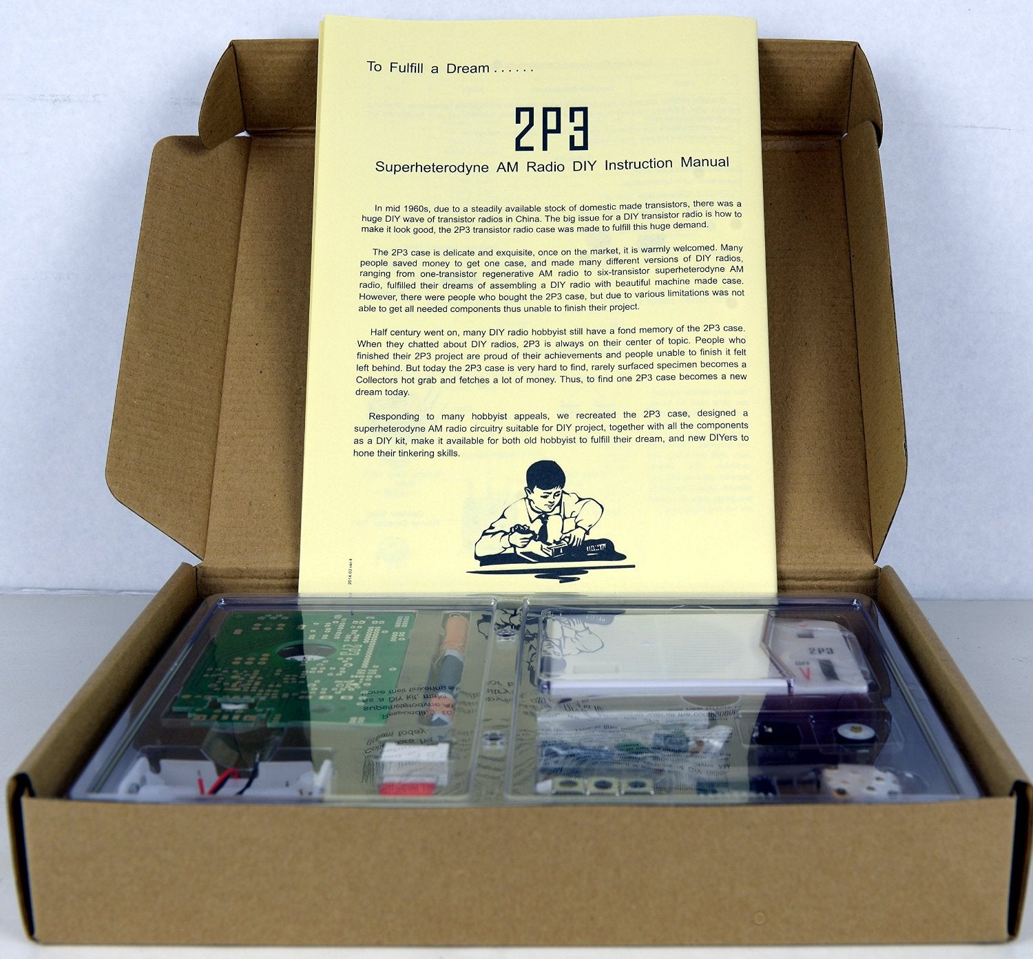 2P2 Vacuum Tube Is Suitable for Nostalgic Ornaments. 2P3 Radio
