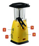 Kaito KA249W Solar Crank LED Camping Lantern with AM FM NOAA Weather Radio Yellow