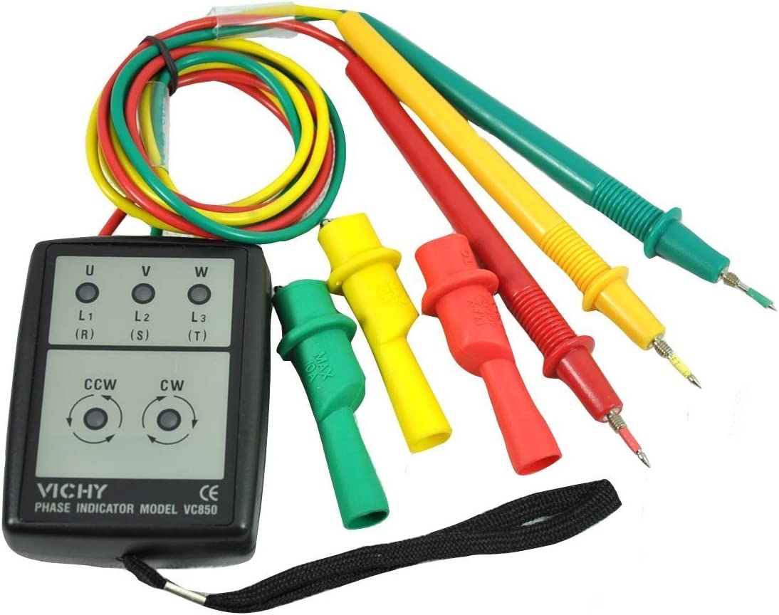 Phase Rotation Indicator Led Panel Tekpower Digital LED Phase Rotation Indicator, 20-400Hz, SSP8030 ...