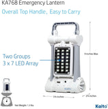 Kaito KA768 Multi-Functional Twin-Panel Rechargeable & Portable Solar LED Lantern