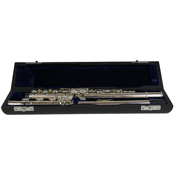 Signature Music 17 Open Hole Silver Low B Flute 2821S
