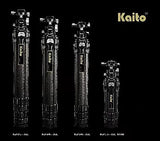 Kaito K254-30C 4-Section 52 in Carbon Fiber Camera Tripod with 360° Panorama Ball Head and Quick Release Plate, Maximum Load Capacity 17.6 lbs, Carrying Bag Included
