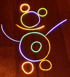 Kaito 8" Glow Light Stick Bracelets Necklaces Mixed Color