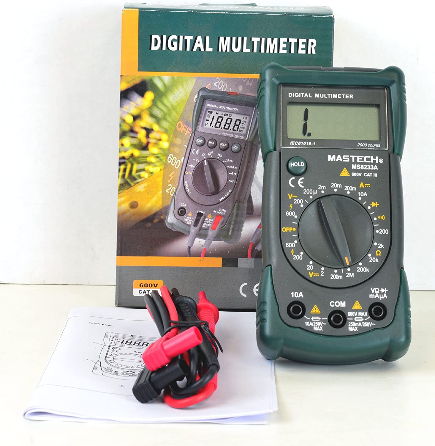 Sinometer MS8233A 10-range Digital Multimeter – Kaito Electronics Inc