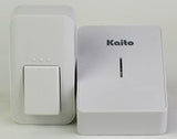 Kaito KA114 Plug-in Digital Battery-free Wireless Doorbell with Self-powered Pushbutton and 38 Selectable Ring Tones