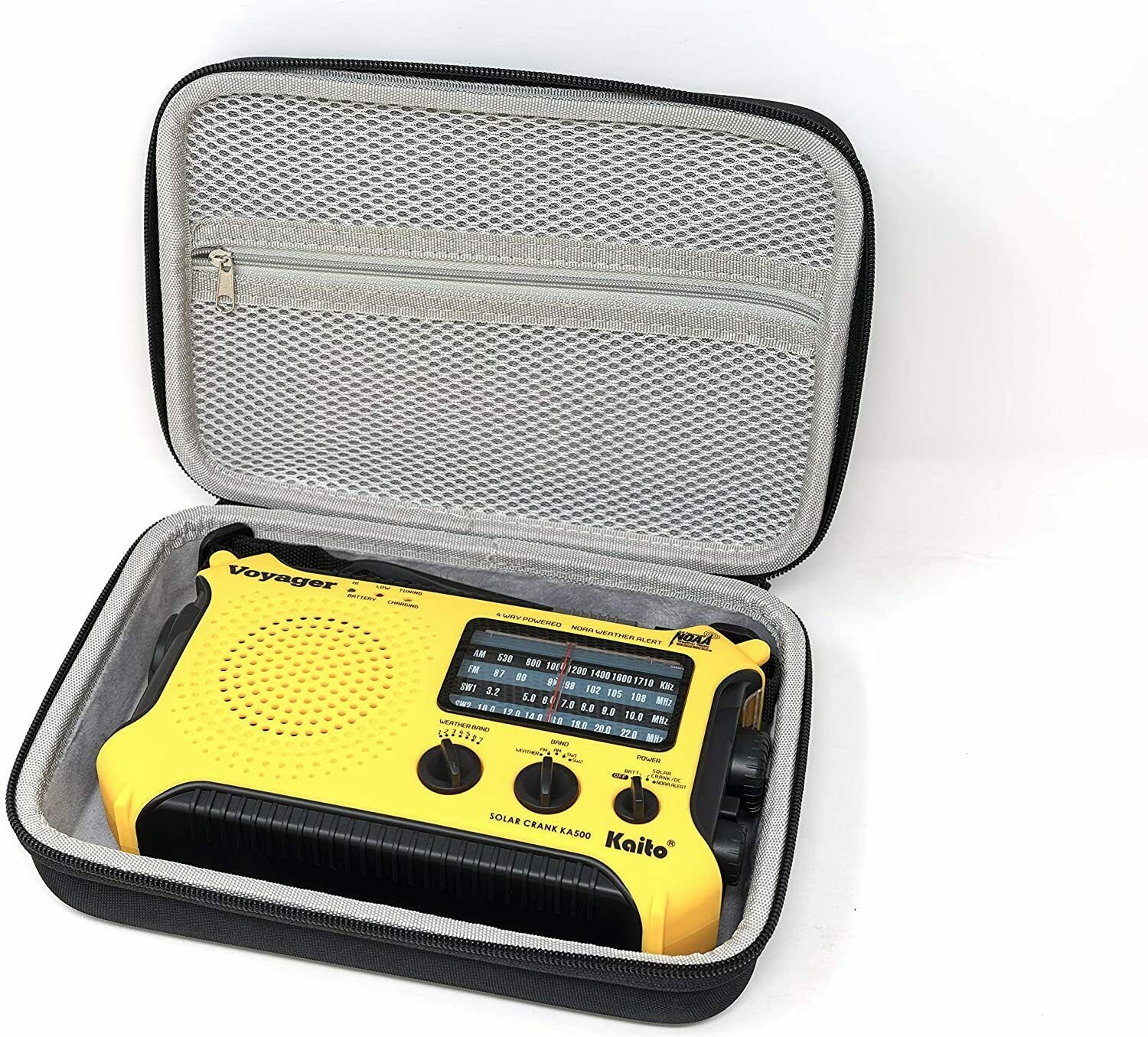Kaito KA500 Voyager Solar Crank Emergency Weather Alert Radio Bundle w – Kaito Electronic Inc