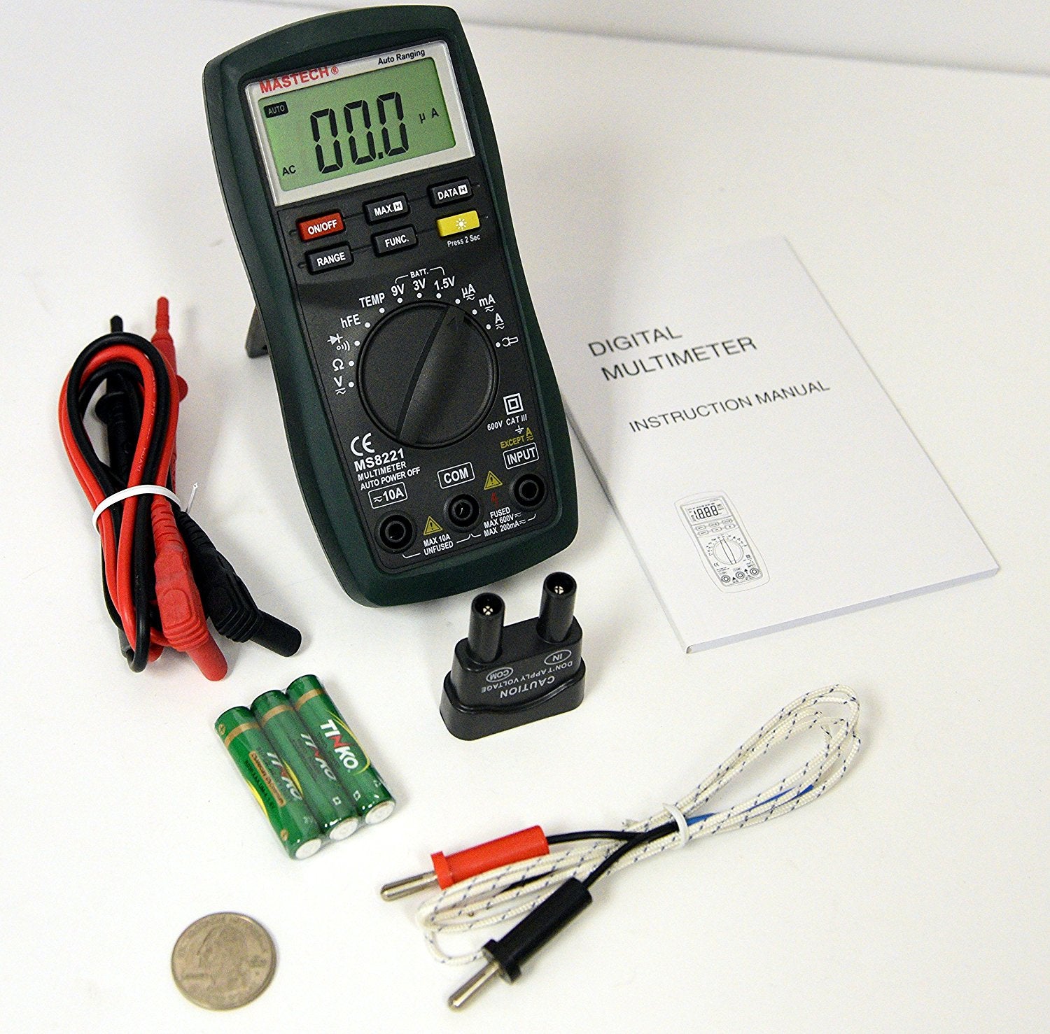 Sinometer MS8221 Auto/Manual Ranging Digital Multimeter – Kaito ...