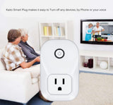 Kaito Smart Plug,WiFi Control Power outlet, KA402,Cellphone remote control and Alexa compatible