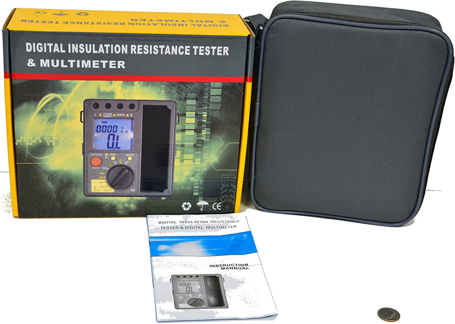 Sinometer BM3549 Digital Multimeter & Insulation Tester, 2500 V / 40 G ...