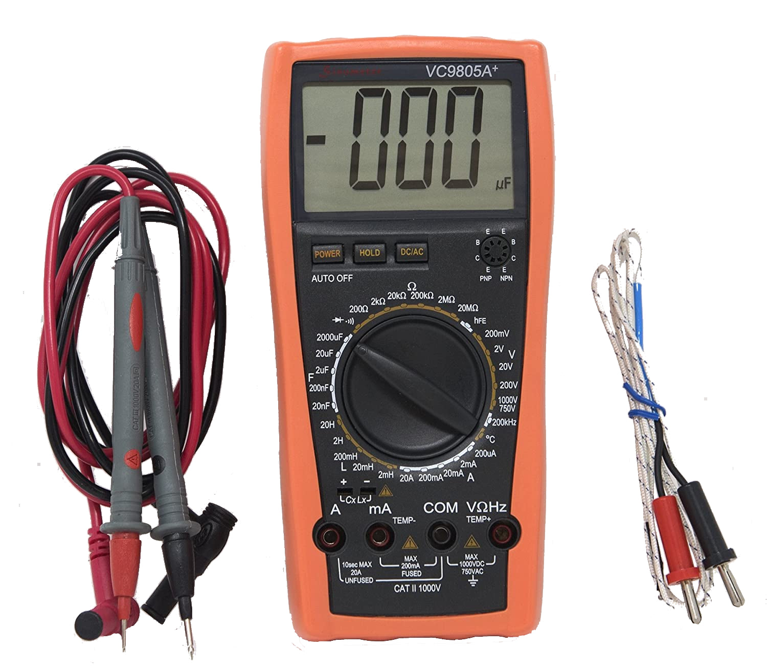 Sinometer Ruzgar Sinometer VC9808 LCR Meter 30-Range Electrical Sinometer VC9808 Digital ...