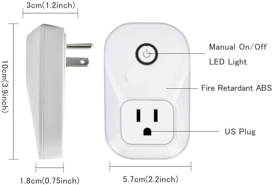 Kaito Smart Plug,WiFi Control Power outlet, KA402,Cellphone remote con –  Kaito Electronic Inc