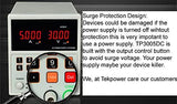 Tekpower TP3005DC, DC Power Supply 30V 5A,Computer Controlled With Direct Input Set Up,Surge Protection,Higher Precision & Lower Ripple 110V or 220V Input, AC Power Cord Included, Like TP3005D,HY3005D