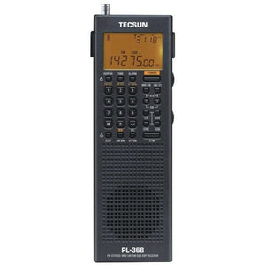 Tecsun Digital PL368 AM/FM/LW/SW Worldband Radio with Single Side Band Receiver, Black